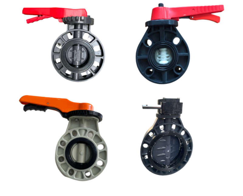 Van bướm nhựa PVC