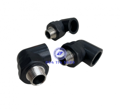 Cút (Co) Ren Ngoài HDPE Hàn Nối Trong