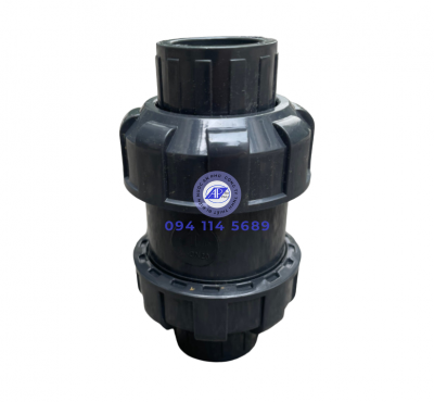 Van 1 Chiều UPVC Dạng Bi 2 Rắc Co