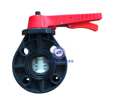 Van Bướm Nhựa uPVC Đĩa PPH Tay Gạt DN50-DN200