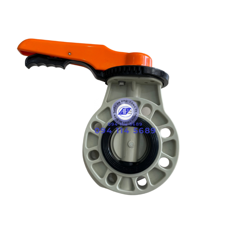 Van Bướm Nhựa PPH Tay Gạt DN50-DN200